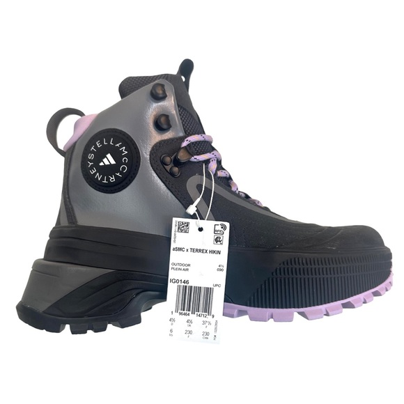 Stella McCartney Asmc Terrex Hiking Boot in Utility Black, Purple& GreySize:6NWT - Picture 3 of 16